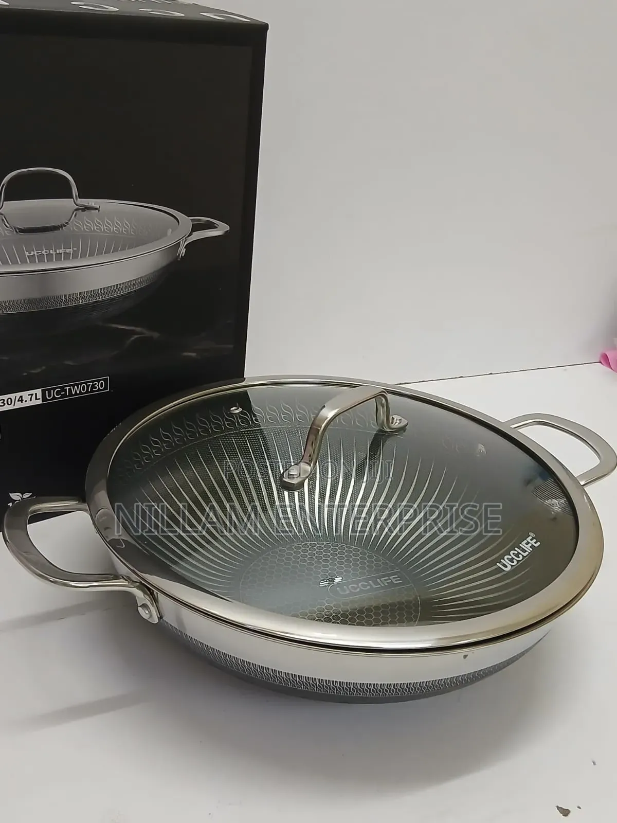 UCC Stainless Steel Honeycomb Soup Pot
