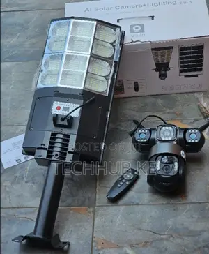 Solar Street Light With Outdoor 4g CCTV Camera 360 Degree
