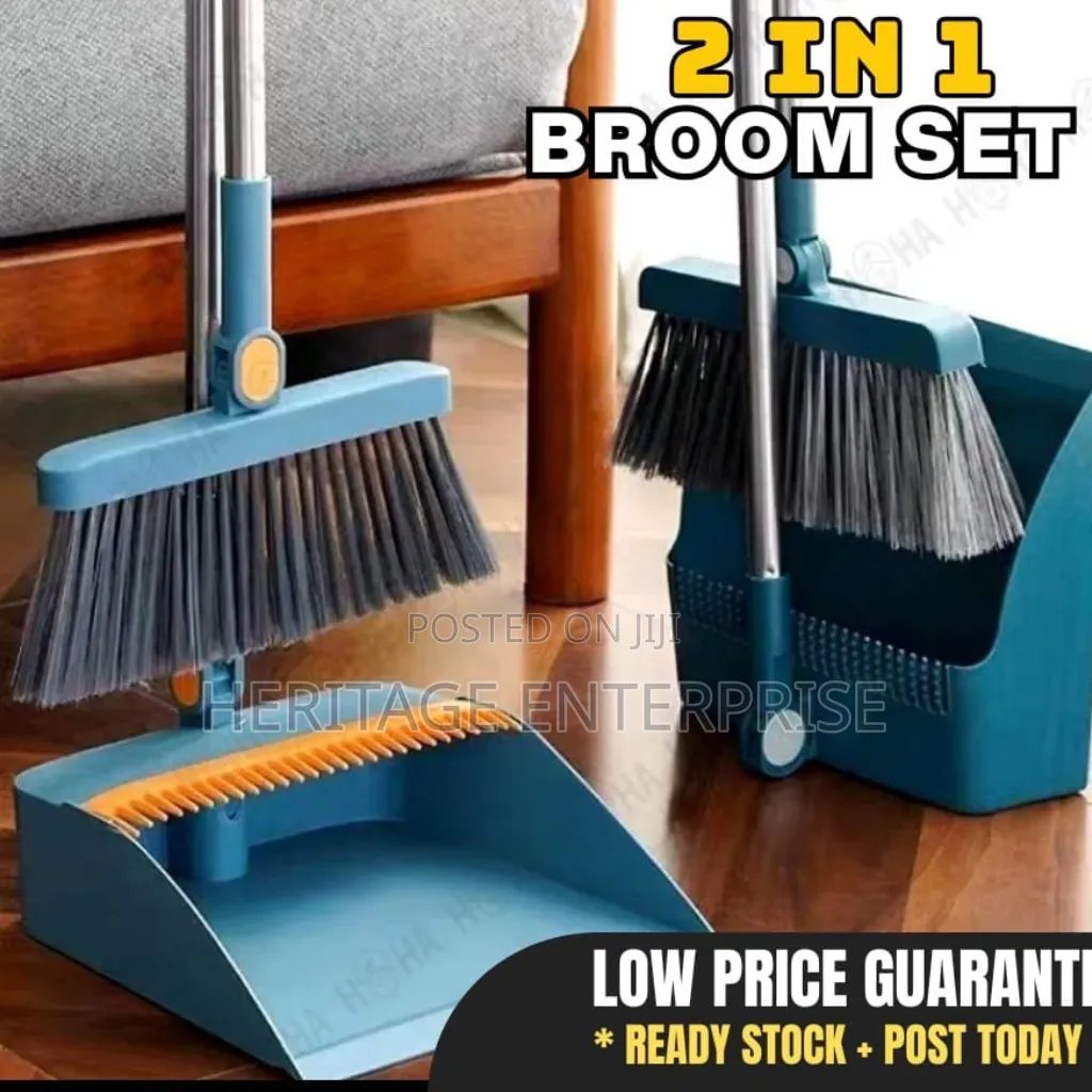 2in1 Dust Pan Comb Cleaning Brush Set N