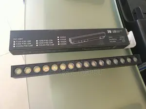 48V Magnetic Track LED Grille Light (18W, 4000K)