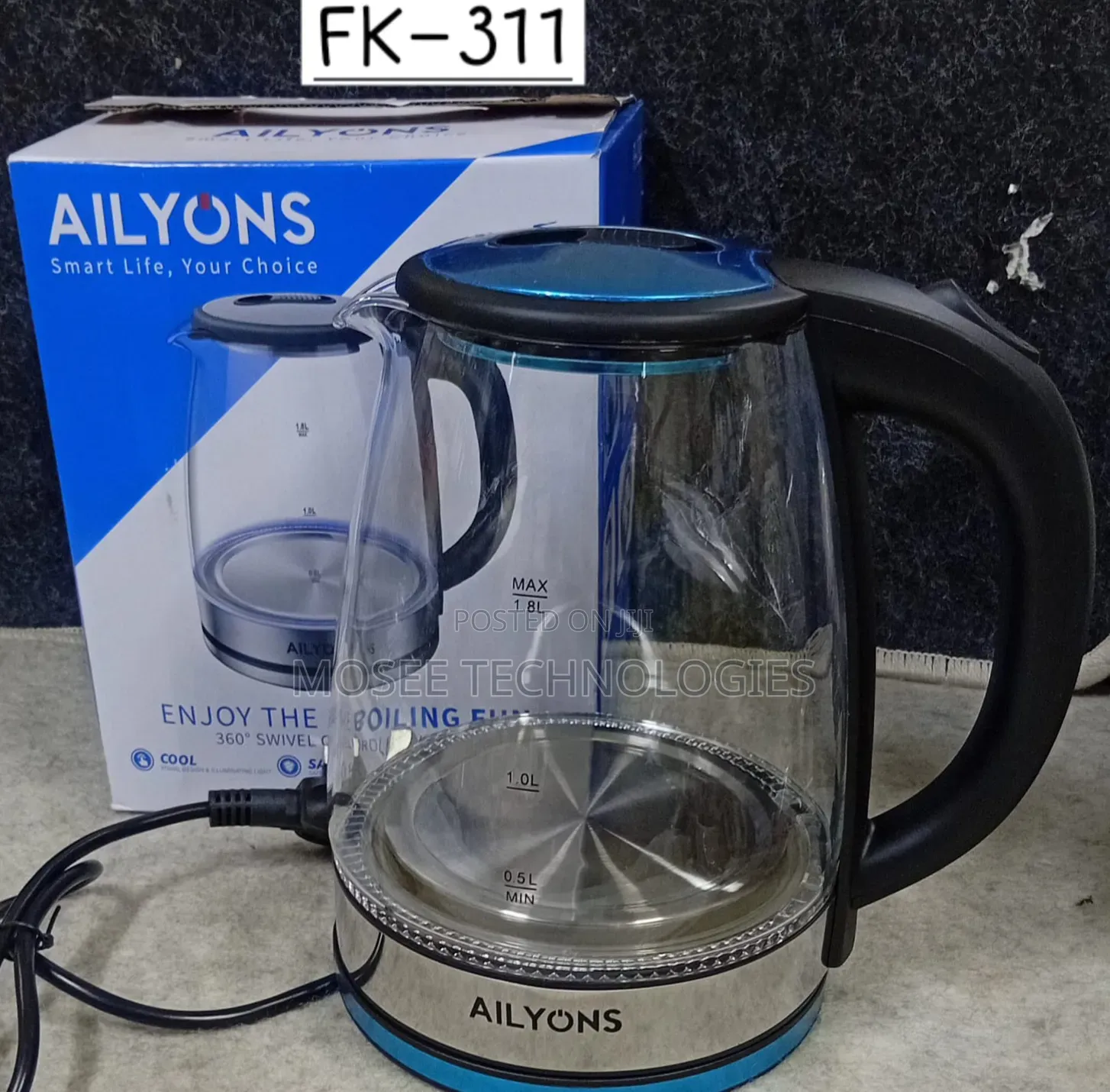 Glass Electric Kettle 1.8L