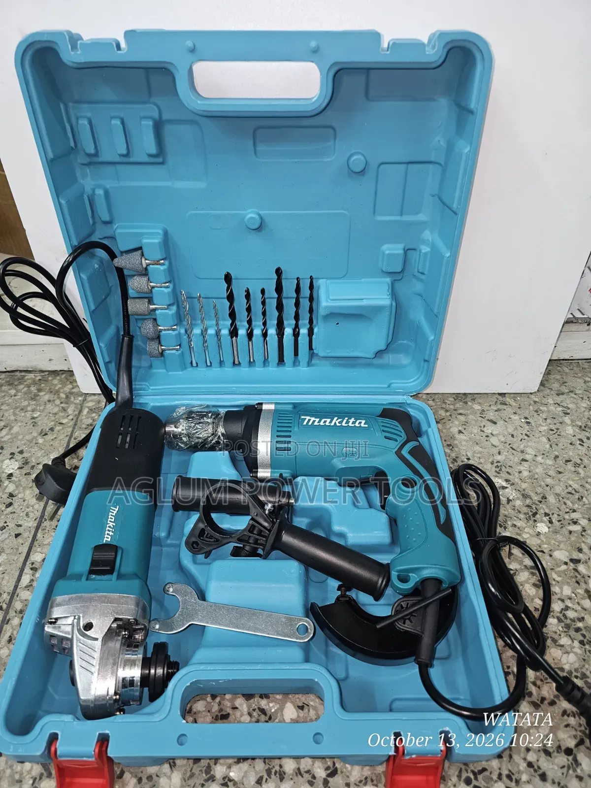 Makita Drill & Angle Grinder Combination Corded