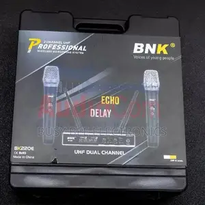 BNK BK220E 2 Channel UHF Professional Wireless Microphone