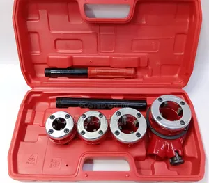 Die Stock Ratchet 1⁄23⁄83⁄4 111⁄4 Ratcheting Pipe Threader Kit