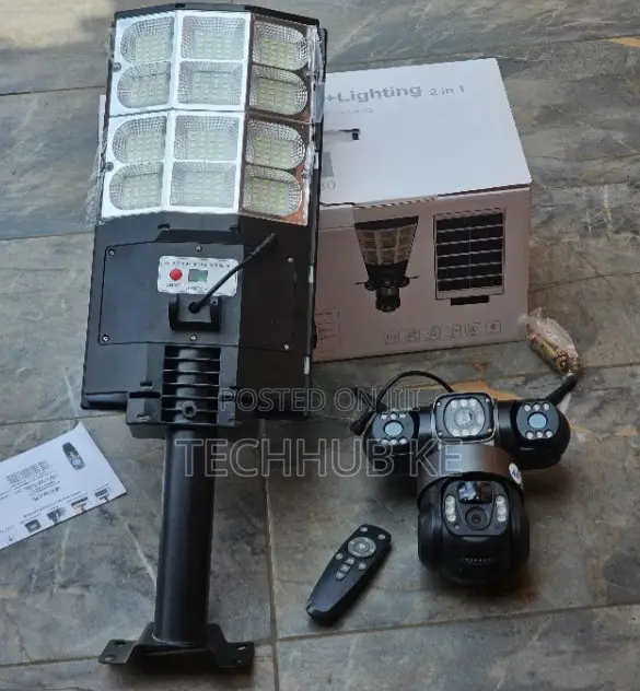 Outdoor 4g 360-Degree CCTV Camera With Led Floodli GHT Security