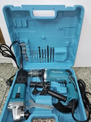 Makita Angle Grinder and Drill Combo