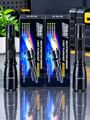 288 Dimming Flashlight, Redlaser Pointer, Hidden Self-Defense Function