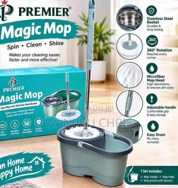 Premier Magic Mop With Bucket - main view