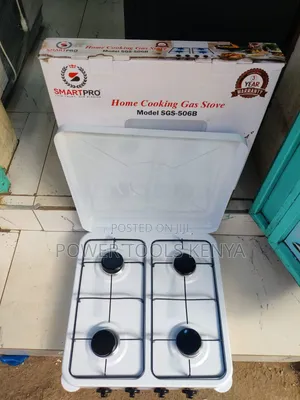 Smartpro 4 Burner Gas Cooker Table Top With Lid