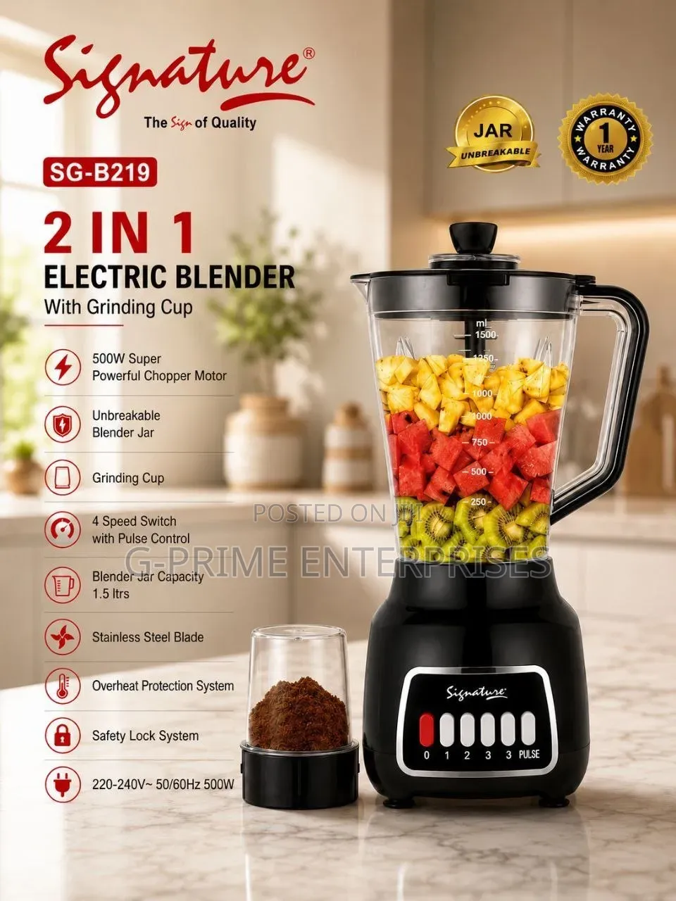 Blender 2 in 1 Blender