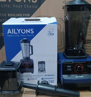 Ailyons 2-in-1 Commercial Blender
