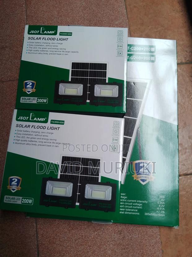 JSOT 200+200W Solar Floodlight - main view