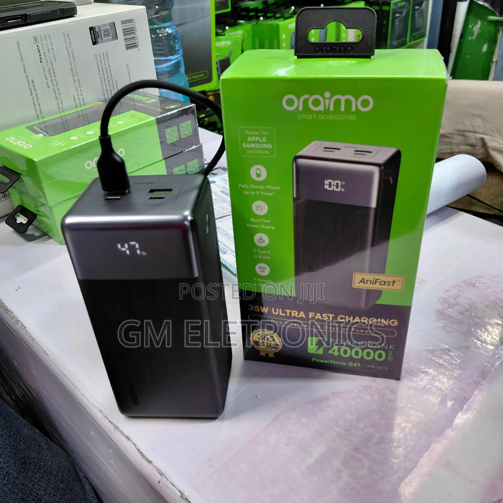 Oraimo 40000mah Portable Powerbank.