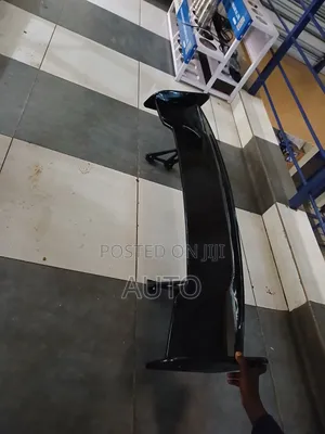 Universal Jet Spoiler for Cars – Black Sport Racing Rear Wing