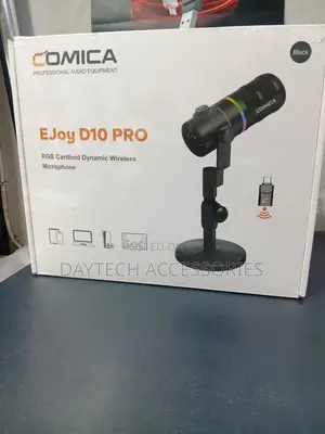 Comica EJoy D10 PRO RGB Cardioid Dynamic Wireless/Wired Microphone