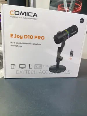 Comica EJoy D10 PRO RGB Cardioid Dynamic Wireless/Wired Microphone