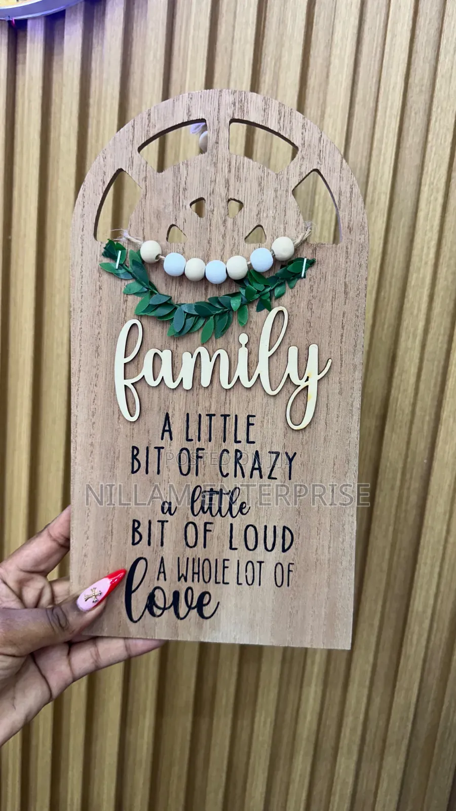 Wooden Hanging Decor