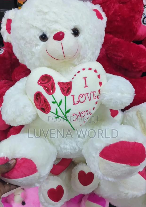 White Teddy Bear - main view