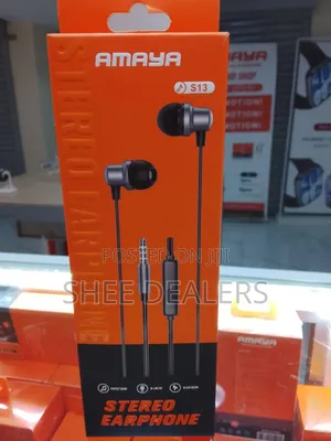 Amaya Stereo Earphone S13 High Sensitive Microphone