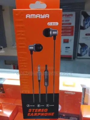 Amaya Stereo Earphone S13 High Sensitive Microphone