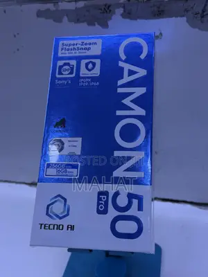 New Tecno Camon 50 Pro 256 GB Black