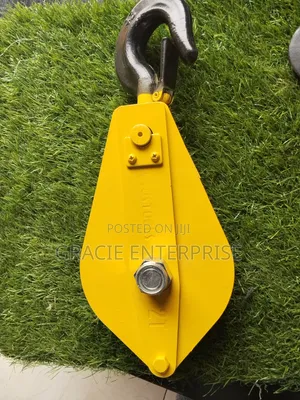Yellow Single Wheel Pulley