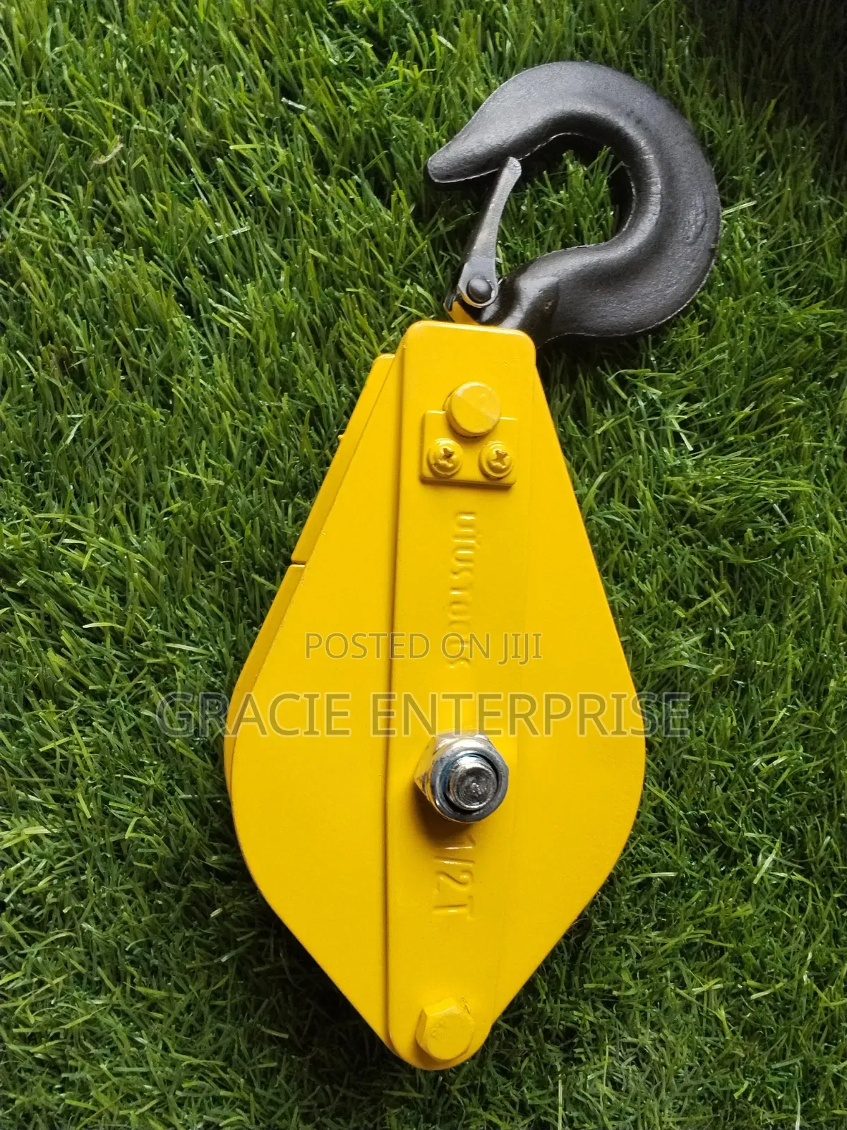 Yellow Single Wheel Pulley