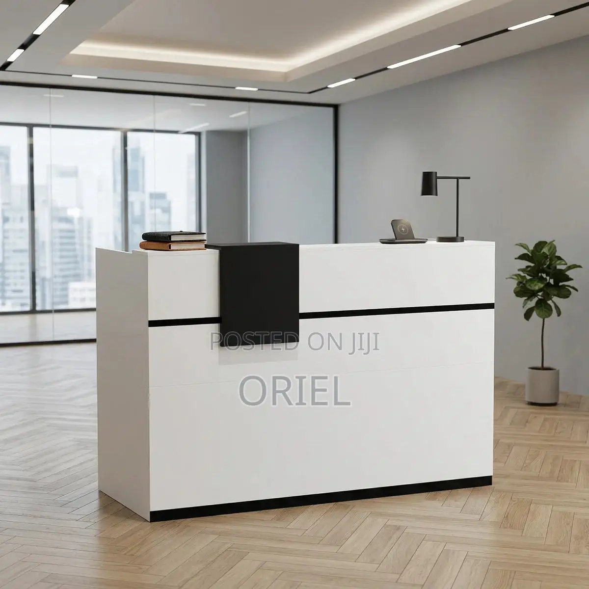 Office Reception Desk : Minimalist Reception Desk - 2M