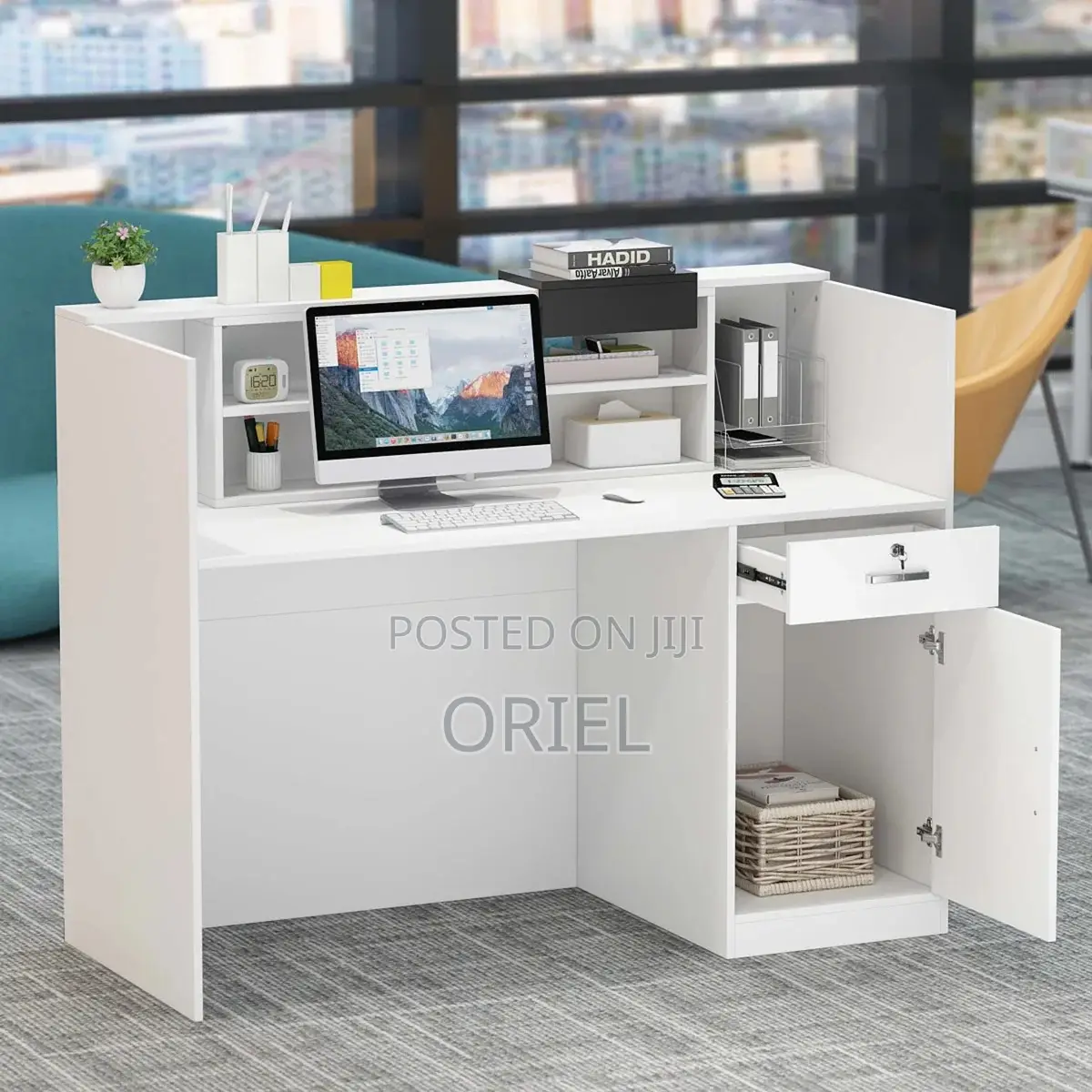 Office Reception Desk : Minimalist Reception Desk - 2M