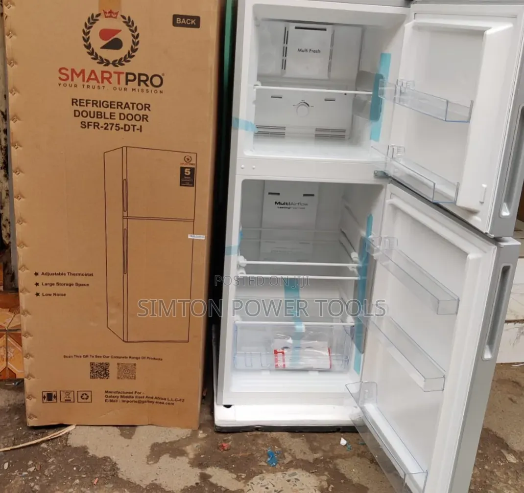 SmartPro Double Door Refrigerator (Model: SFR-275-DT-I).