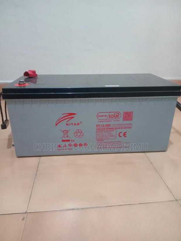Free Deep Cycle Solar Battery