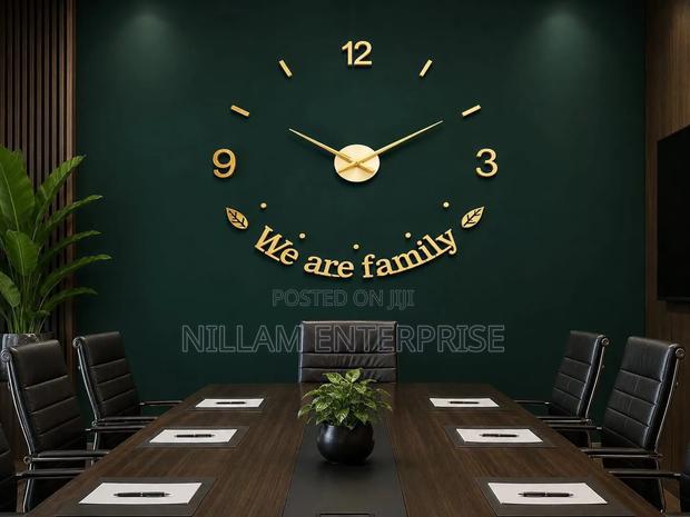 Numeral Acrylic DIY Wall Clock - thumbnail 2