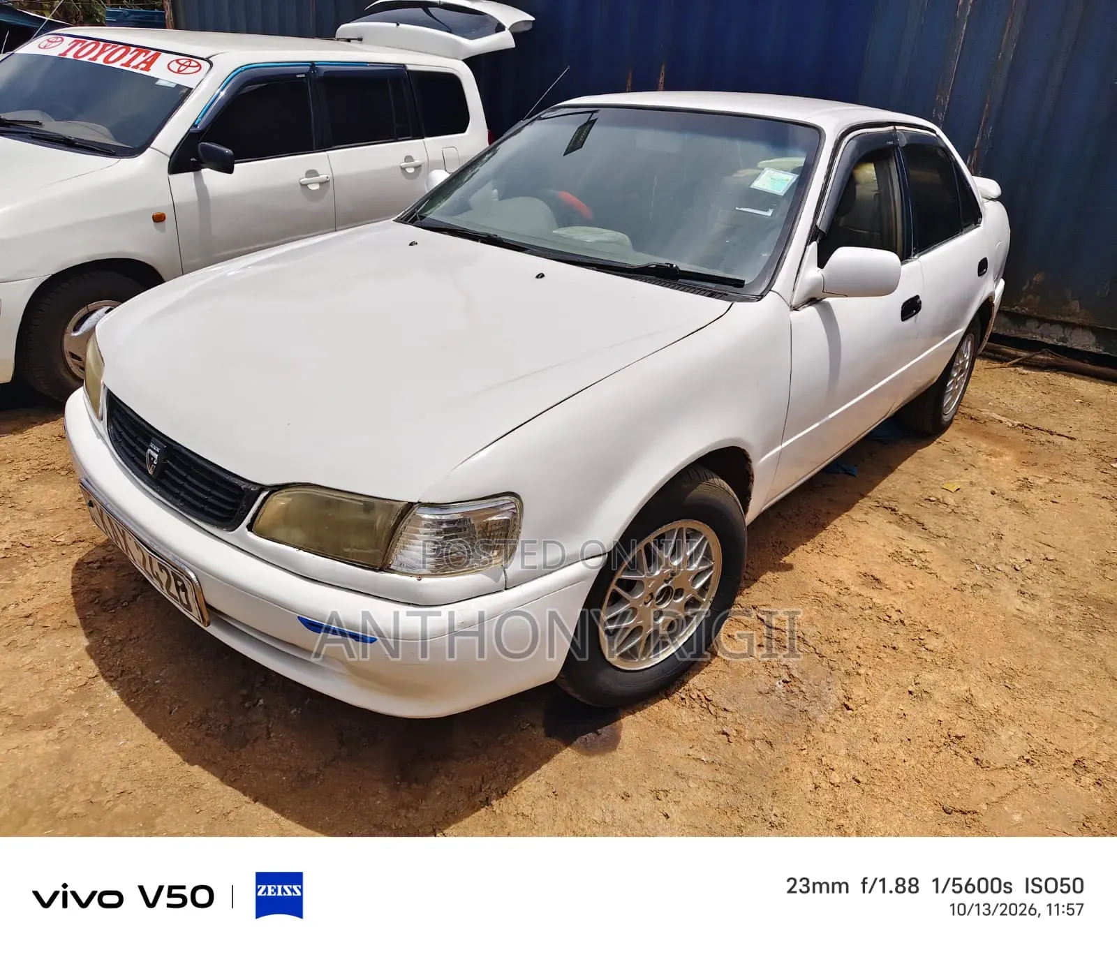 Toyota Corolla Sedan 1999 White