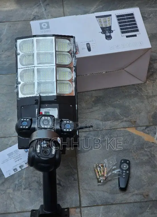 6MP Solar Powered LED Light Outdoor 4G CCTV Camera WITH PIR Waterproof