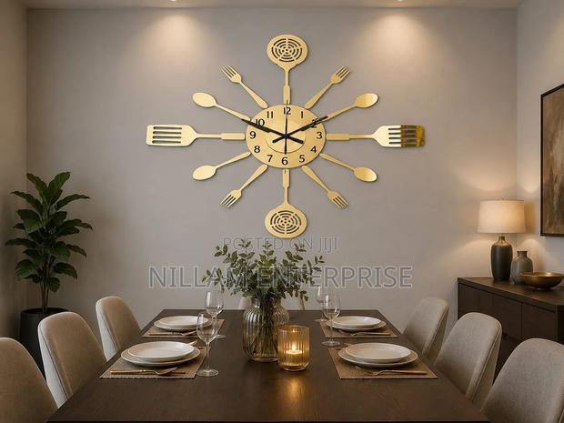 Kitchen Tool Set Acrylic DIY Wall Clock - thumbnail 2