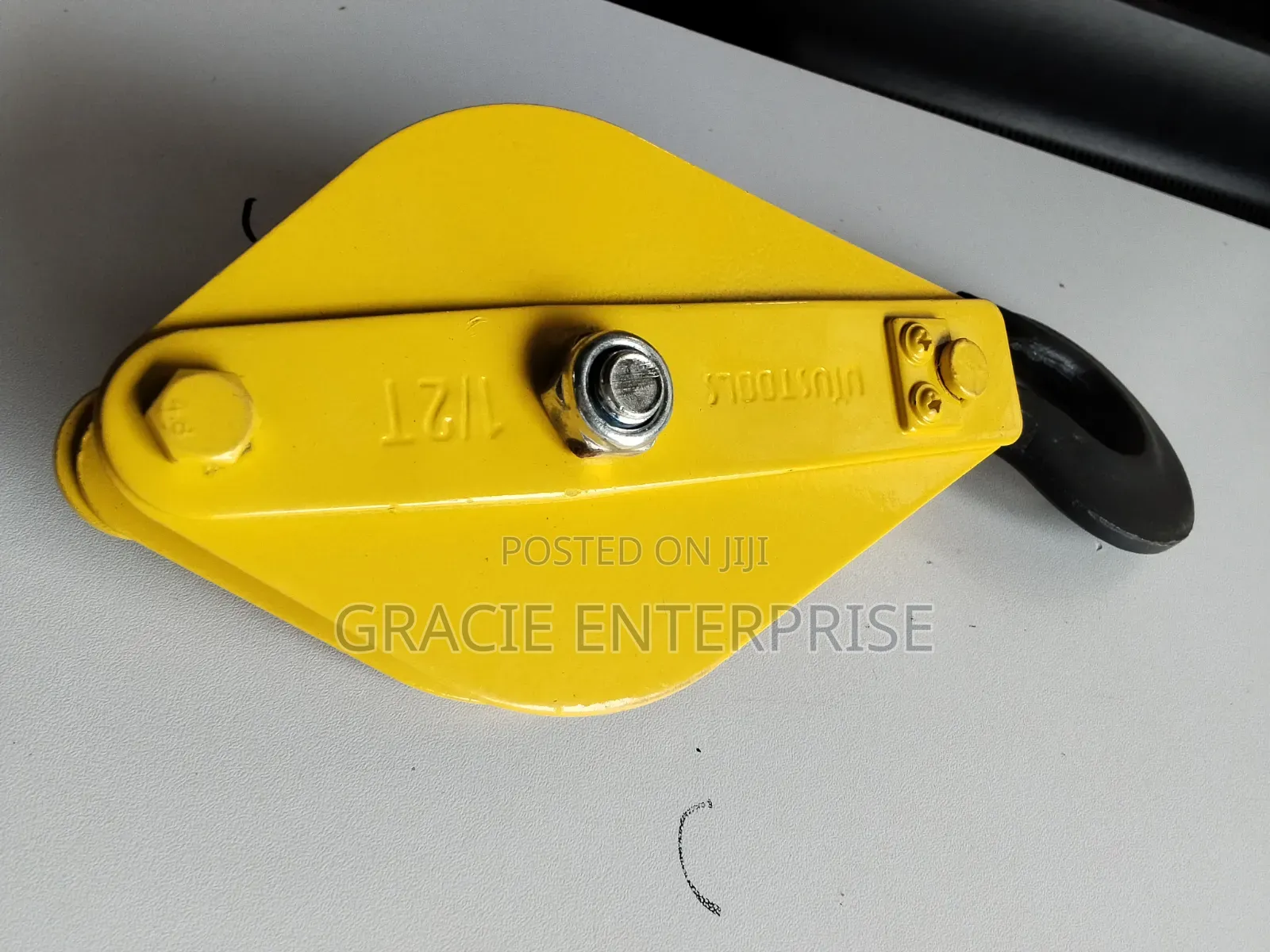 1/2 T Heavy Duty Single Wheel Hook Pulley