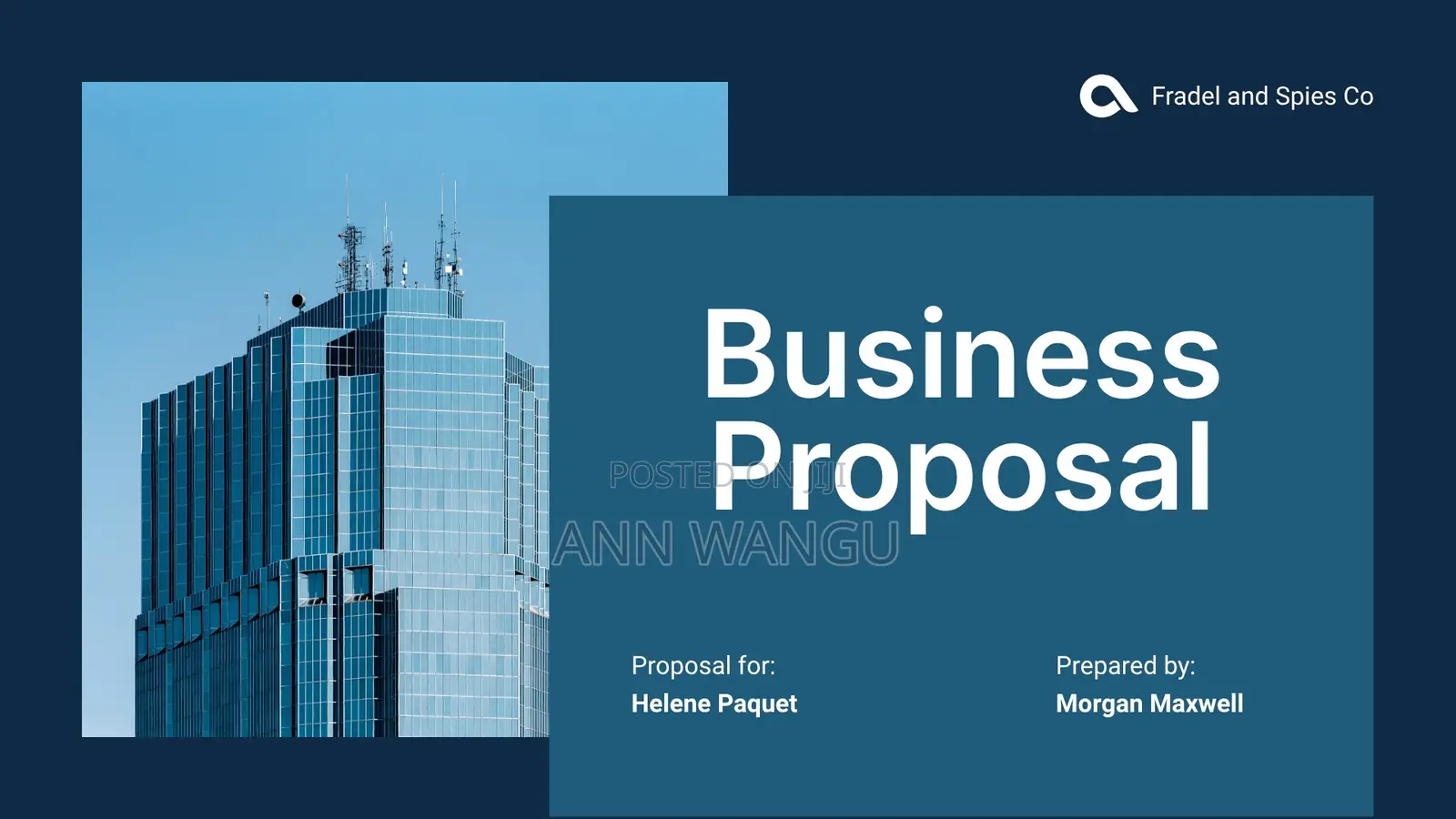 Website Design, Proposals and Official Documents