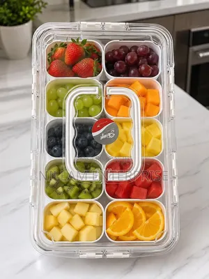 10-Compartment Clear Fridge Box*