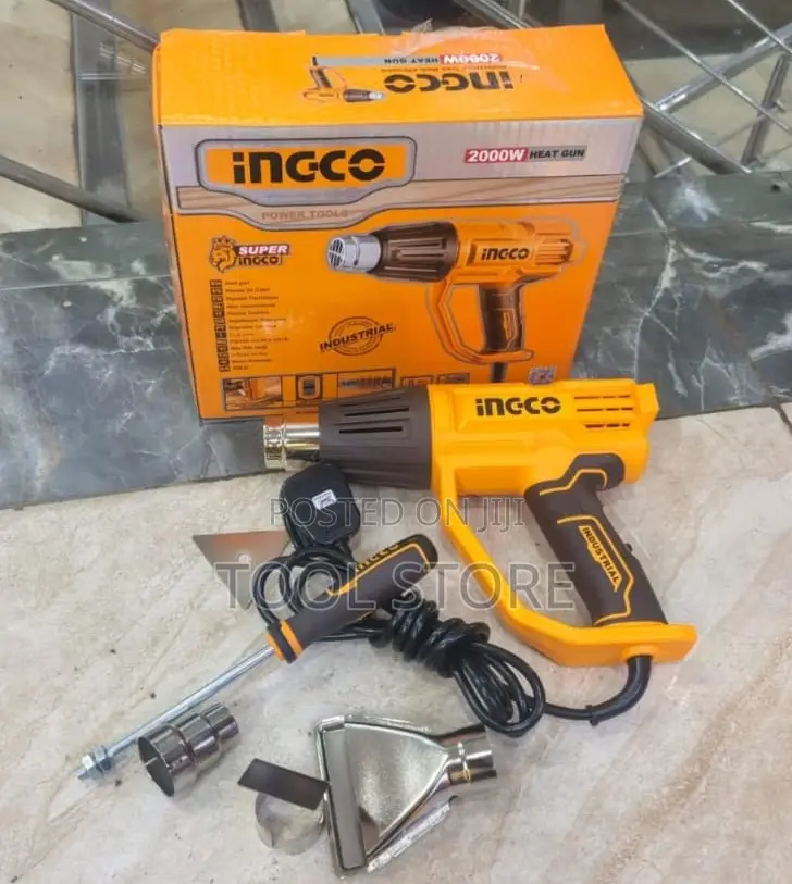 INGCO 2000W Heat Gun/Powerful 2000W Professional Hot Air Gun