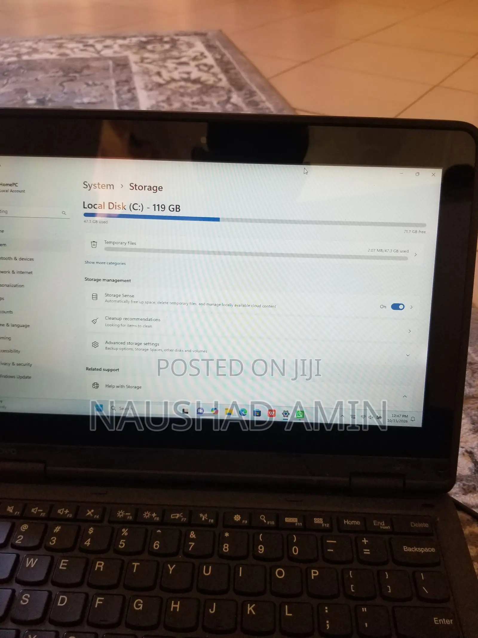 Laptop Lenovo ThinkPad X1 Yoga 4GB Intel Core i5 HDD 128GB