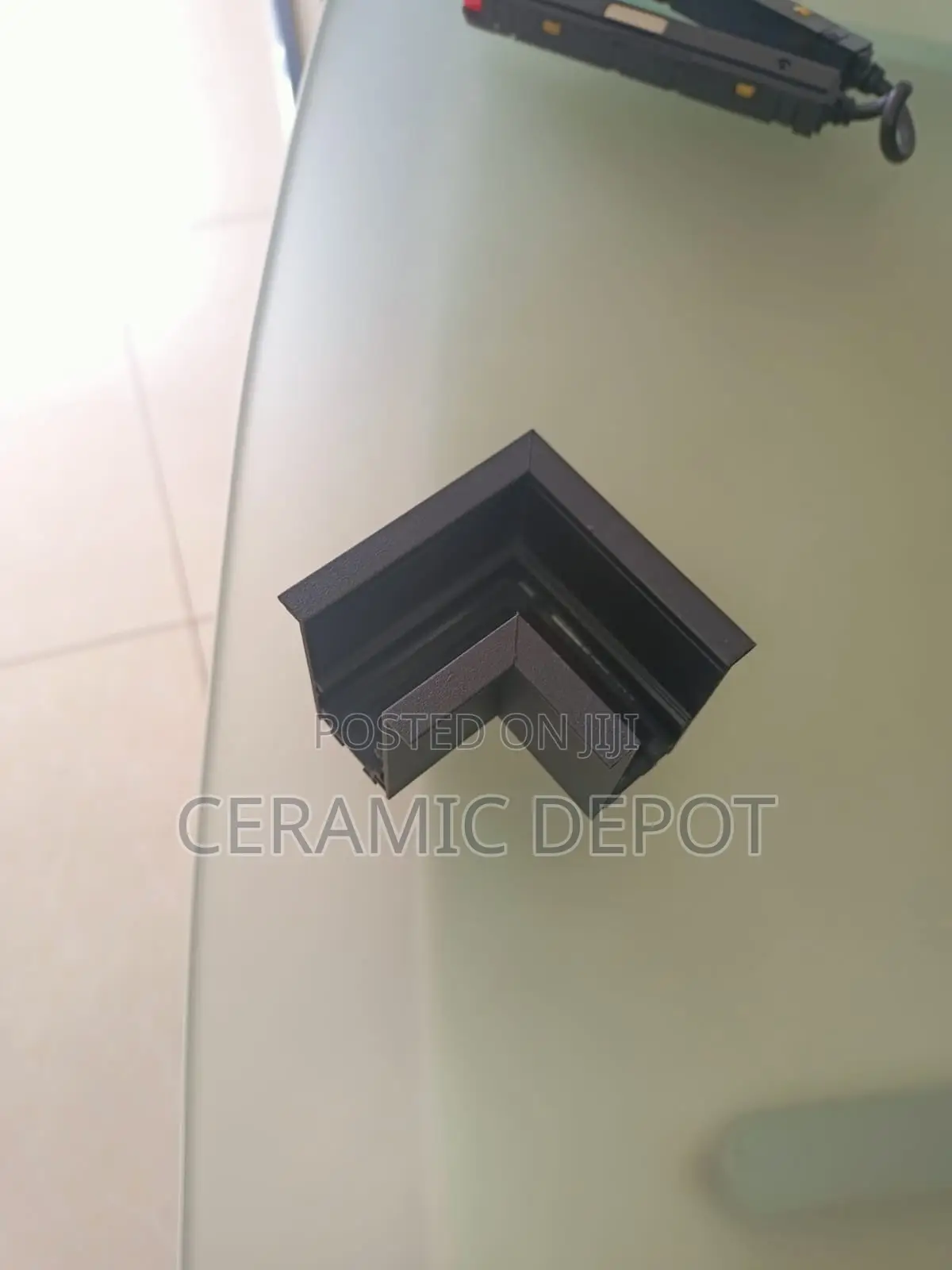 L Bracket -90° Track Lighting Corner Connector Cap