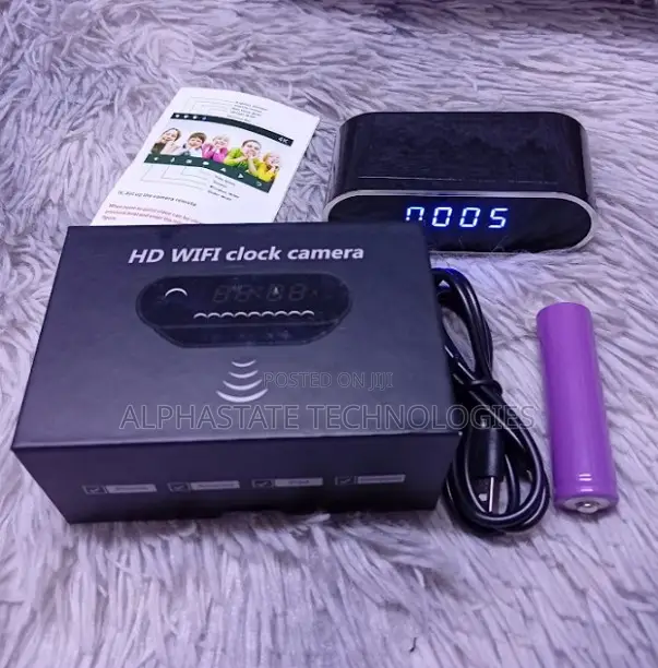 1080p Full HD Wireless Hidden Camera Clock