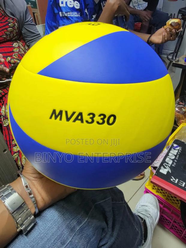 Mva330 Mikasa Volleyball Blue - main view