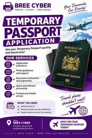 Temporary Passport Application
