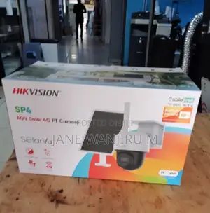 Premium 8MP Hikvision Solar CCTV Camera for Outdoor Use