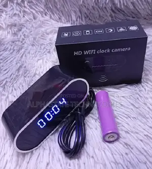 Indoor Monitoring 1080P Digital Clock Camera