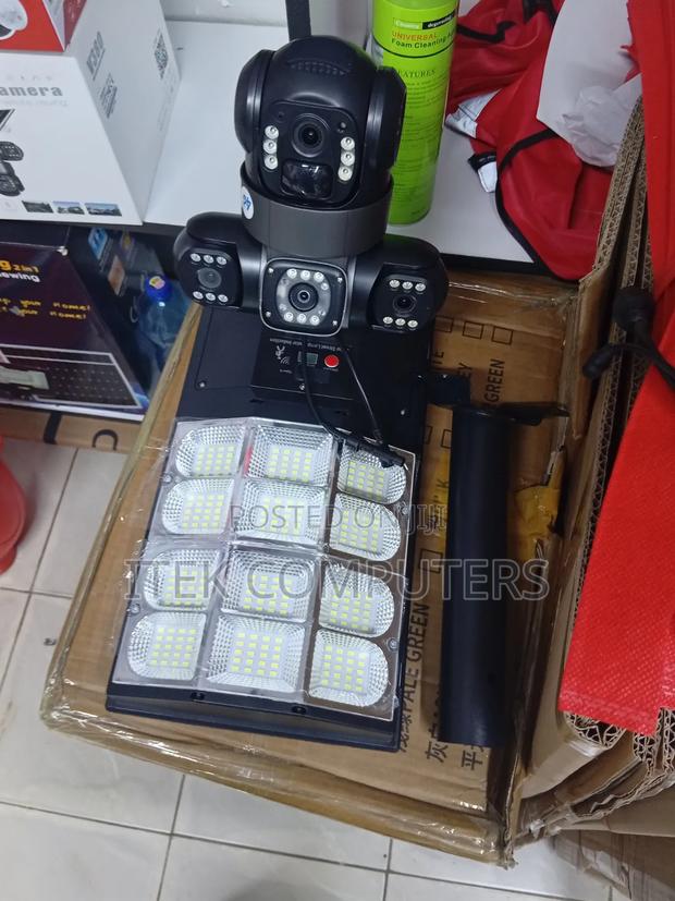 Two-in-One 300W Solar CCTV Camera With Intelligent Motion Detection - main view