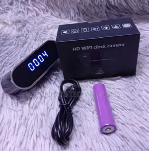 Digital Wi-Fi Spy Table Clock Camera