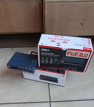 Dahua 4-Port Fast Ethernet PoE Switch for CCTV and IP Cameras