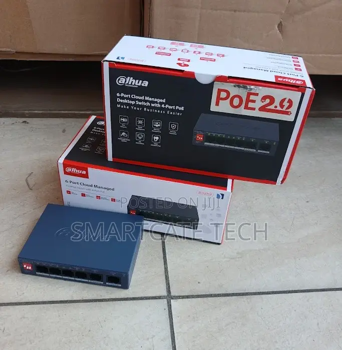 Dahua 4 PoE Port Switch With 2 Dedicated Uplink Ports